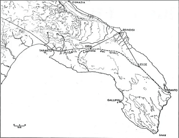 Limitone dei Greci e arterie viarie romane