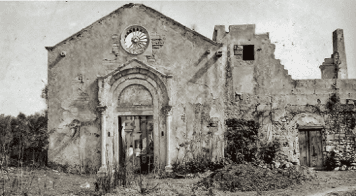 Chiesa prima del recupero degli anni Settanta